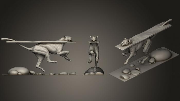 Animal figurines (STKJ_0744) 3D model for CNC machine